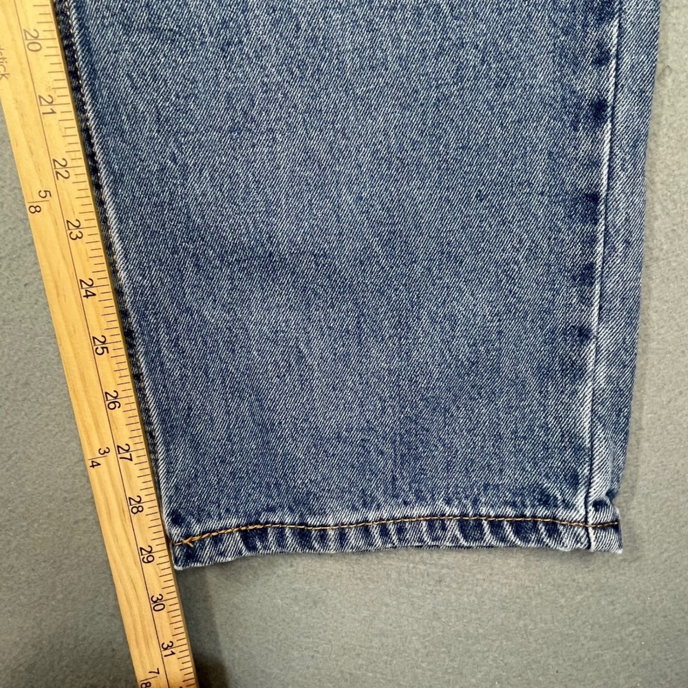 Levi's Blue 550 Relaxed Fit Tapered Leg Denim Jeans Mens 38x30 - Picture 4 of 10